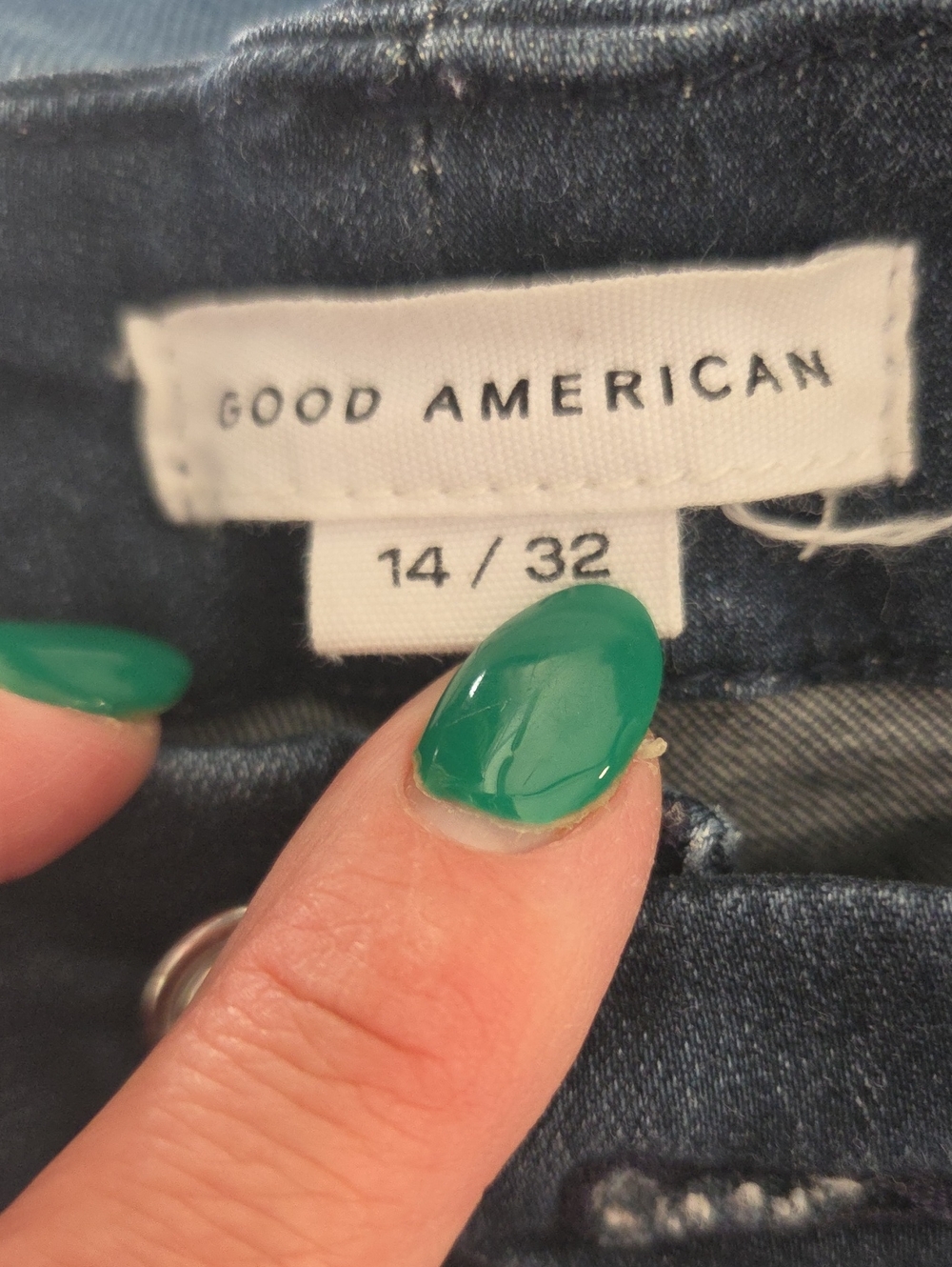 Good American good legs skinny jeans size 14/32 - Picture 2 of 5